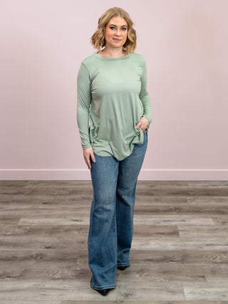 *NEW* Lynne Long Sleeve Top | Sage