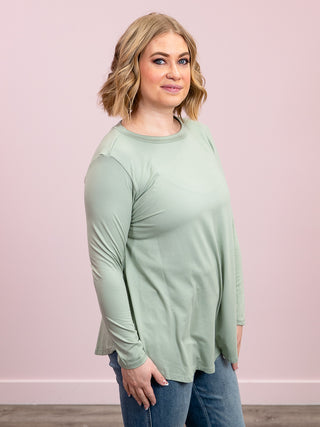 *NEW* Lynne Long Sleeve Top | Sage