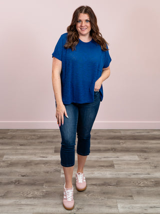 *NEW* Whole New World Top | Light Navy