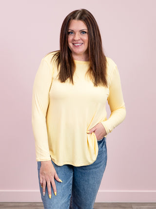 *NEW* Lynne Long Sleeve Top | Banana