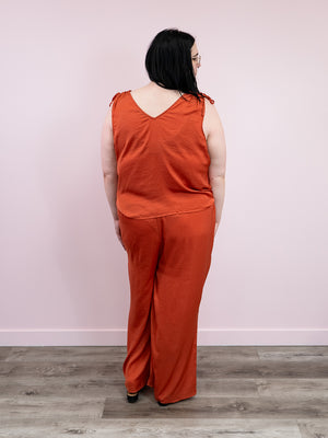 DEX | Cari Wide Leg Pants | Copper