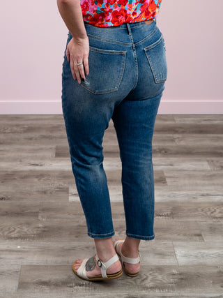 *FINAL SALE* Judy Blue | High Rise | Dark Wash Tummy Control Slim | Armin