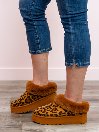 Solace Platform Slippers | Leopard