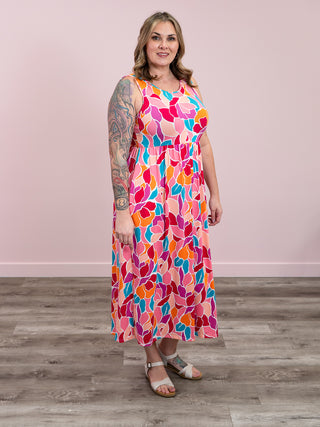 *FINAL SALE* Alexandria Floral Maxi Dress | Fuchsia Multi