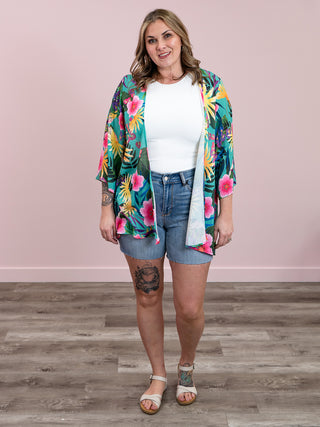 *FINAL SALE* Fawna Floral Kimono | Jade