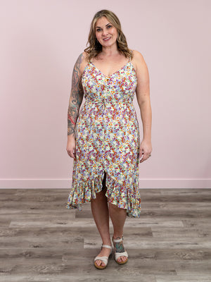 DEX | Wedding Date Floral Dress | Rainbow Multi Floral