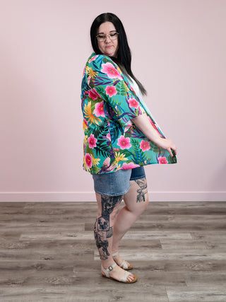 *FINAL SALE* Fawna Floral Kimono | Jade