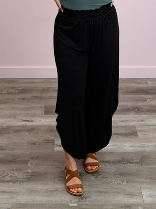 Aloha Asymmetrical Pants | Black