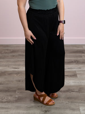 Aloha Asymmetrical Pants | Black