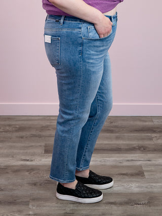 *FINAL SALE* Risen Jeans | Mid Rise | Mid Wash Relaxed Skinny | Murray