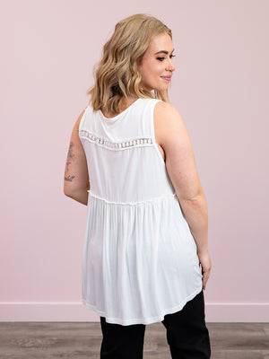 Prairie V Neck Babydoll | Ivory