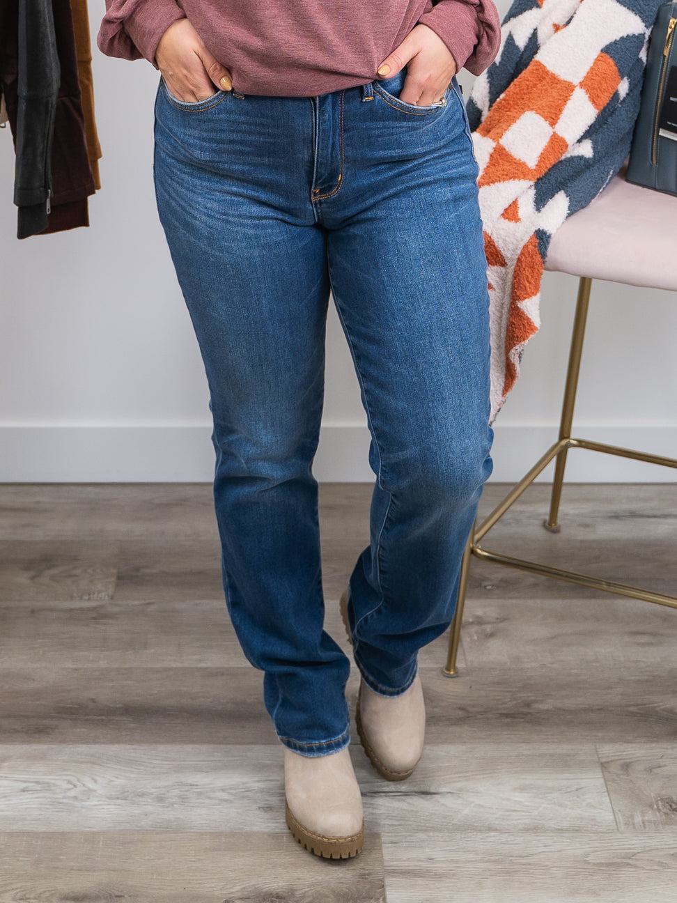 Kiley Judy Blue Tummy Control Jean – The Rooted Shoppe
