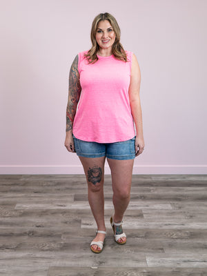 Elyse Tank Top | Hot Pink