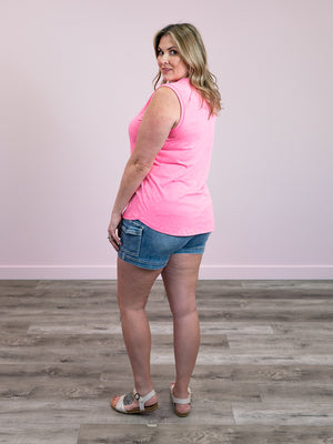 Elyse Tank Top | Hot Pink