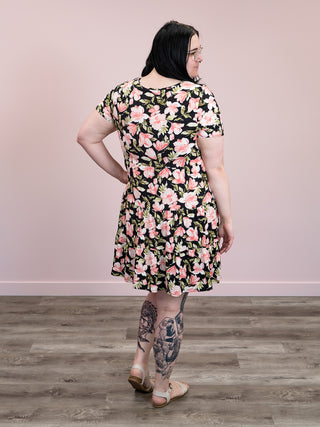 *FINAL SALE* Garden Glam Floral Dress | Black