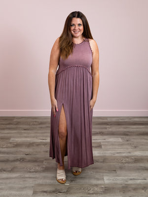 Martina Maxi Dress | Burgundy