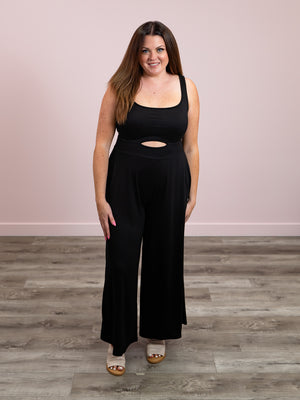 *RESTOCK* Nadia Tank Jumpsuit | Black