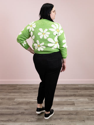 *FINAL SALE* Juliette Floral Sweater | Green