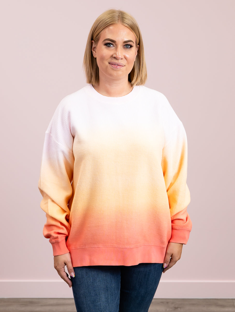 Ready To Wear Sweatshirt | Yellow & Orange