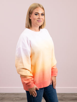 Ready To Wear Sweatshirt | Yellow & Orange