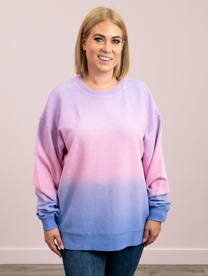 Ready To Wear Sweatshirt | Purple, Pink & Blue