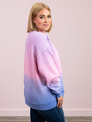 Ready To Wear Sweatshirt | Purple, Pink & Blue