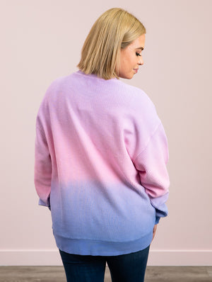 Ready To Wear Sweatshirt | Purple, Pink & Blue