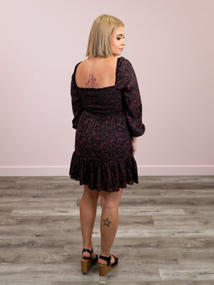 RD Style | Harper Smocked Bodice Dress | Wine