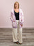 Jolene Floral Cozy Cardigan | Lavender