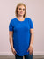 Sally Short Sleeve Top | Classic Blue