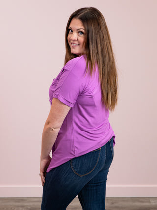 *NEW* Celeste Basic Tee | Purple