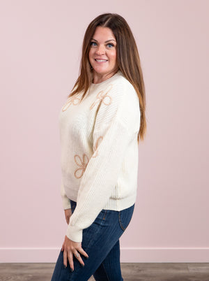 Simple Daisy Sweater | Ivory