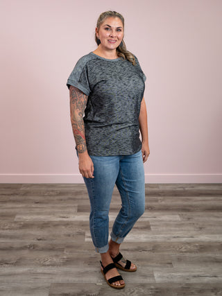 Pack A Picnic Short Sleeve Top | Charcoal