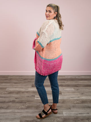 As Right As Rain Cardigan | Citrus & Magenta