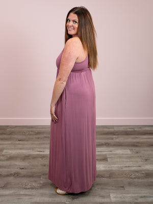 April Racerback Maxi | Mauve