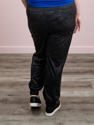 Blaire Pebble Joggers | Black