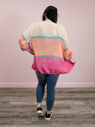 As Right As Rain Cardigan | Citrus & Magenta