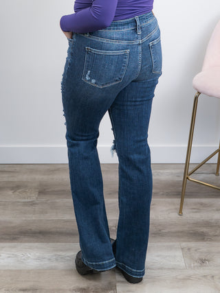 *FINAL SALE* Judy Blue | Mid Rise | Mid Wash Bootcut | LONG | Niall