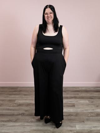 *FINAL SALE* Nadia Tank Jumpsuit | Black