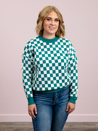 *FINAL SALE* The Final Lap Sweater | Kelly Green