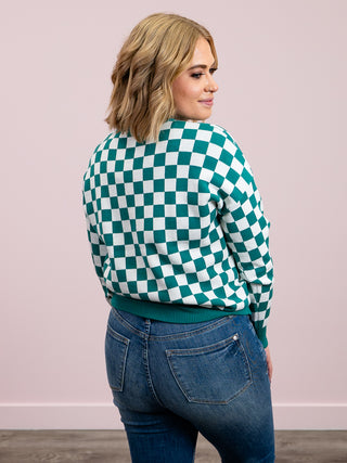 *FINAL SALE* The Final Lap Sweater | Kelly Green