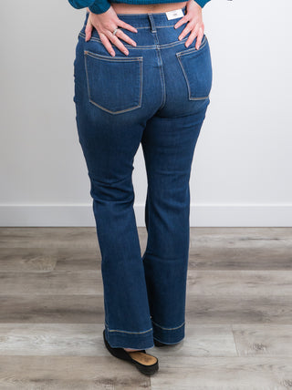 *FINAL SALE* Judy Blue | High Rise | Dark Wash Flare | LONG | Logan