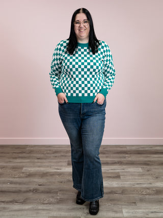 The Final Lap Sweater | Kelly Green