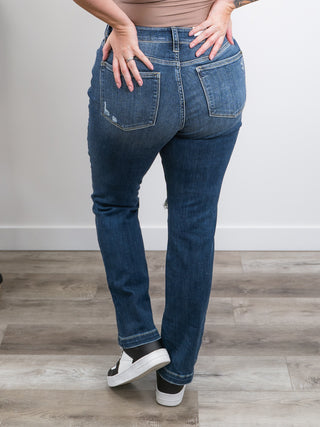 *FINAL SALE* Judy Blue | Mid Rise | Mid Wash Bootcut | LONG | Niall