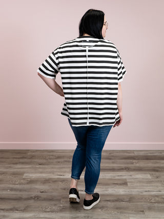 Ampersand | Boyfriend Tee | Seeing Stripes