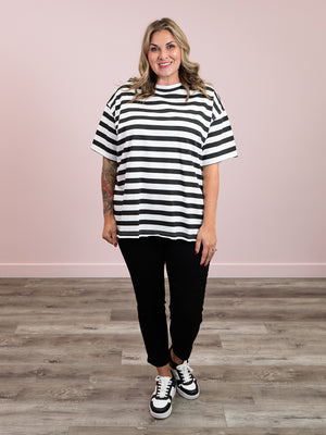 *NEW* Ampersand | Boyfriend Tee | Seeing Stripes