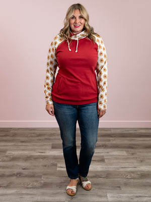 *NEW* Ampersand | Doublehood Sweatshirt | Red My Mind