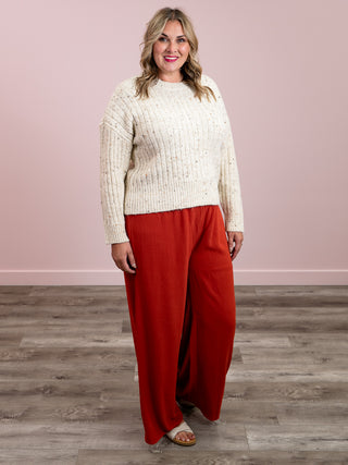 *FINAL SALE* Presley Palazzo Pants | Rust