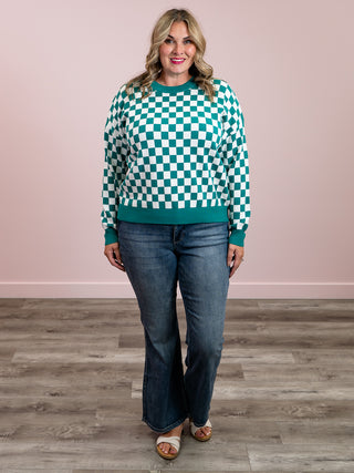 *FINAL SALE* The Final Lap Sweater | Kelly Green