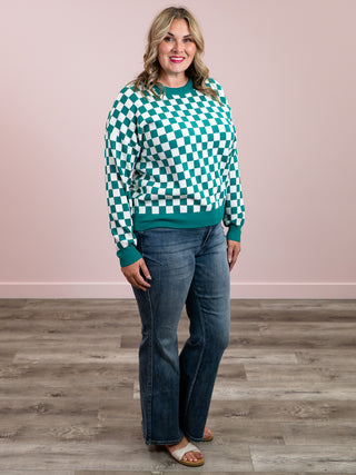 *FINAL SALE* The Final Lap Sweater | Kelly Green